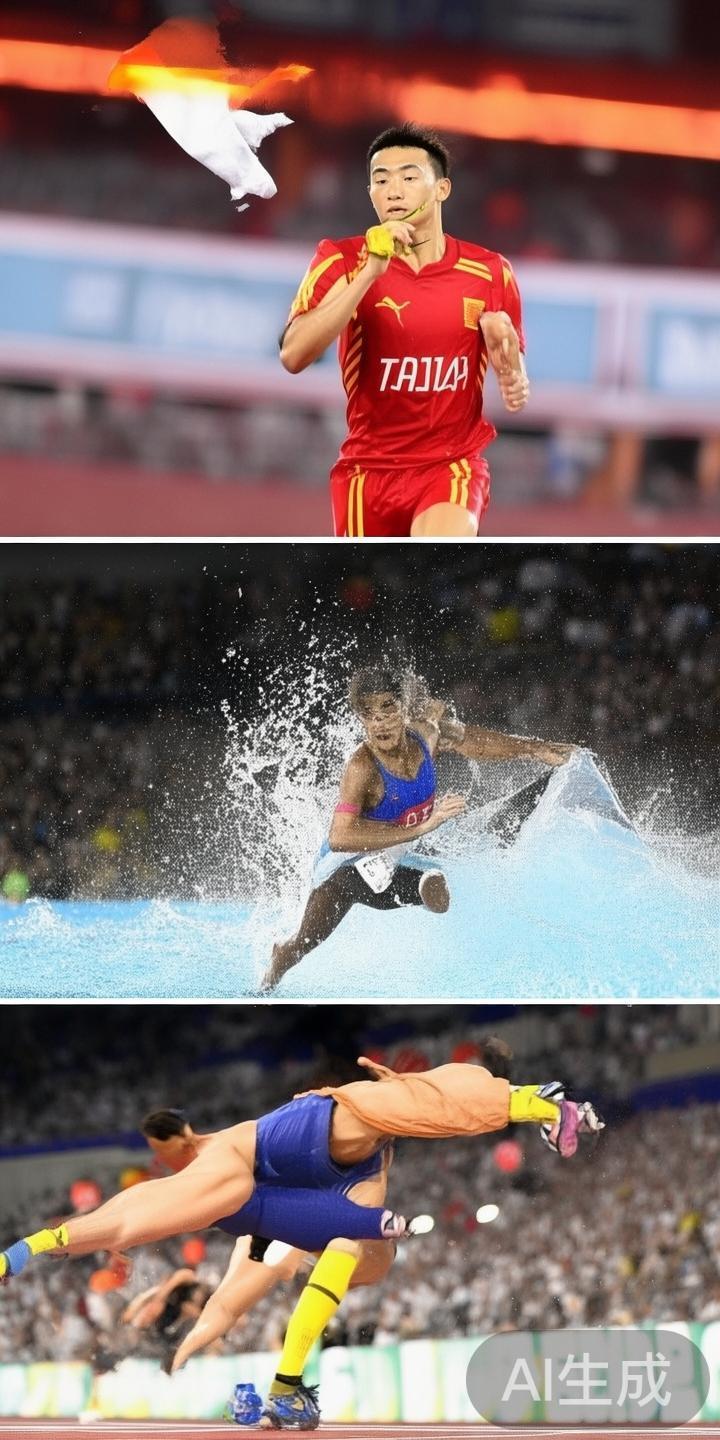 比赛中，一些令人难忘的瞬间成为话题焦点。例如，在男